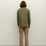 Vyshyvanka men's khaki Mountains Svarga