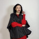 Куртка жіноча весняна чорна з вкороченим рукавом FW22-804 Marina V