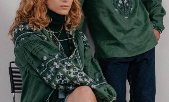 Paired embroidered shirts for a family buy Kyiv Zaporozhye Ukraine