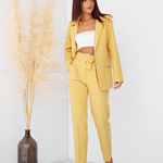 Women's mustard jacket Artmon 6711.3