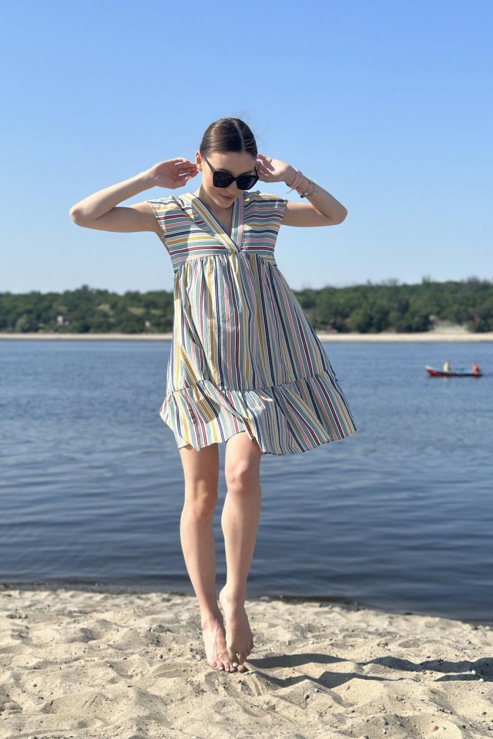 Сукня в смужку PENR252A