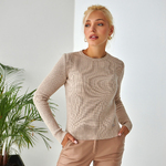 Basic jumper in creme brulee color 2520 BELLISE