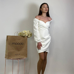 White mini dress 1395.1