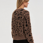 Brown sweater with leopard print Z-SW-4857-L-realiz