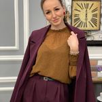 Блуза 20AH607 Yuka Paris marron