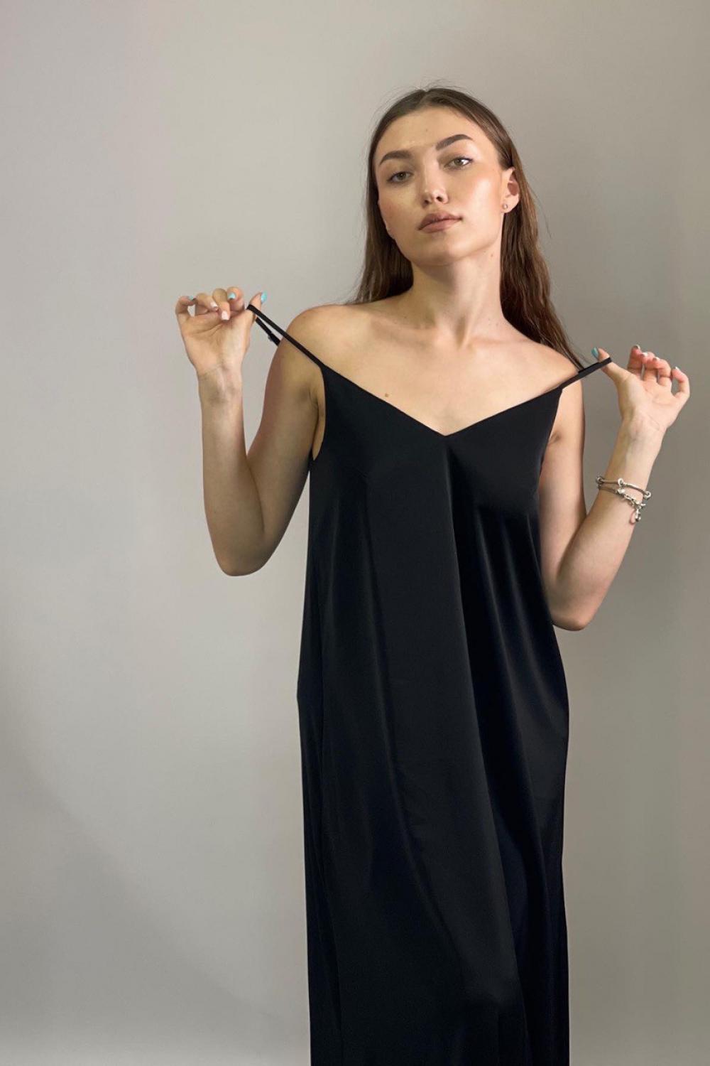 Сукня шовкова чорна Лібея Stimma