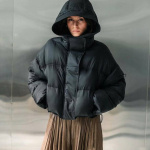 Short black jacket-vest black