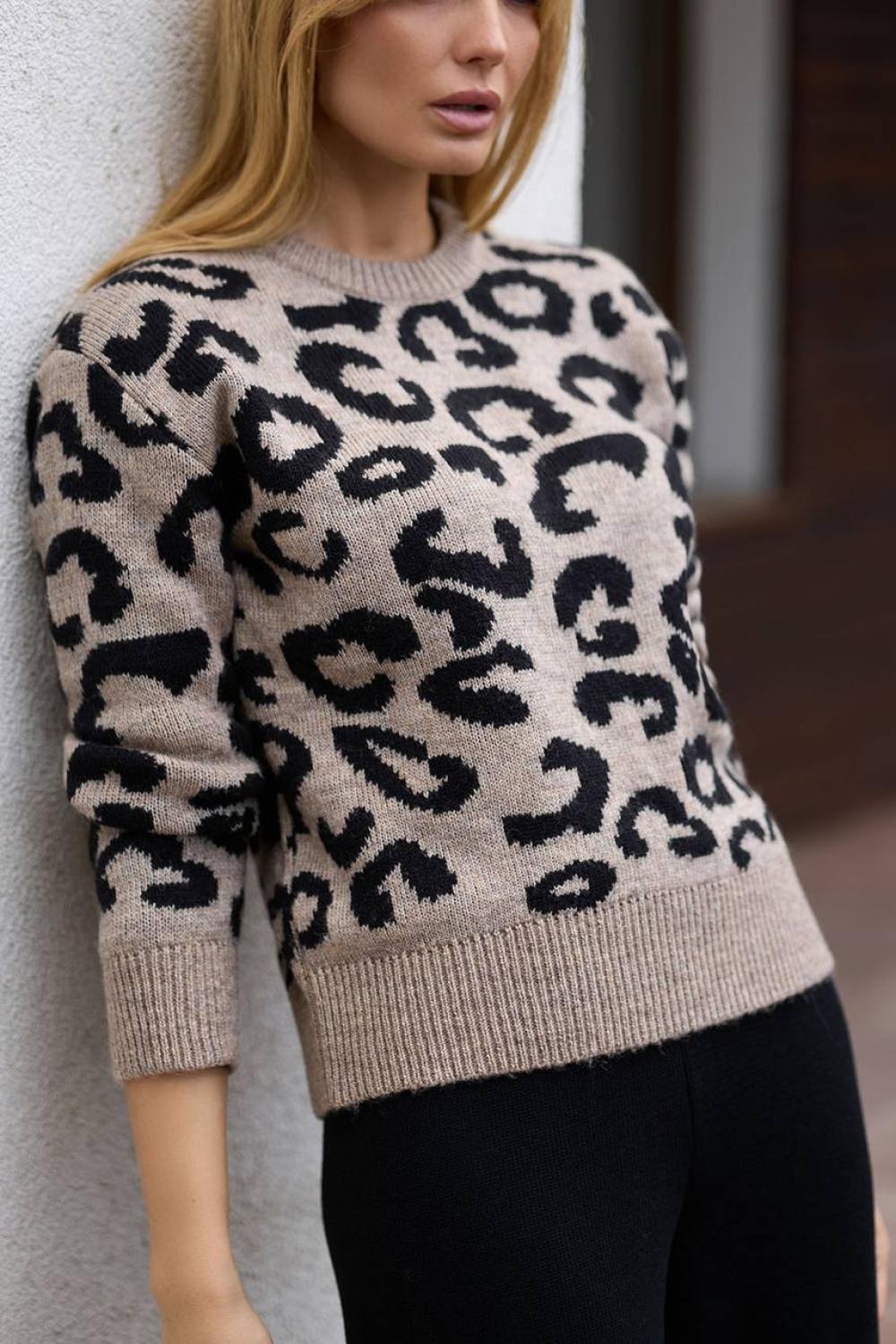 Women's warm leo jumper
