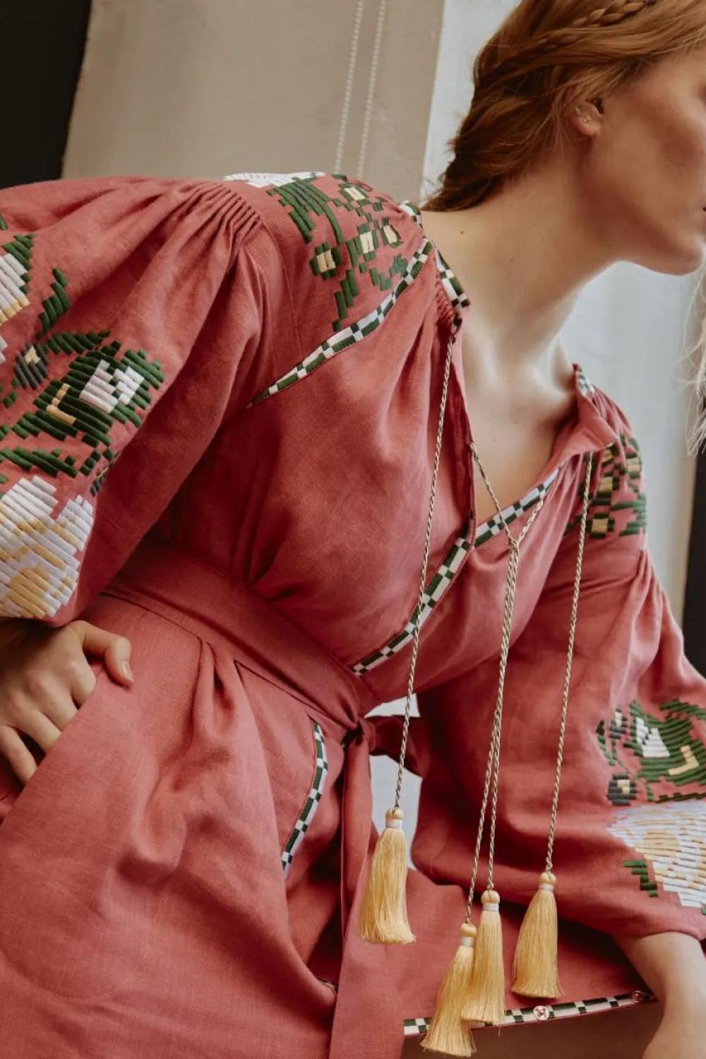 Embroidered Gem dress