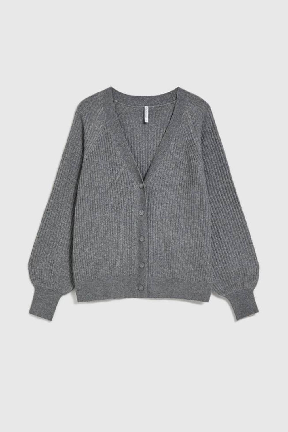 button-down cardigan