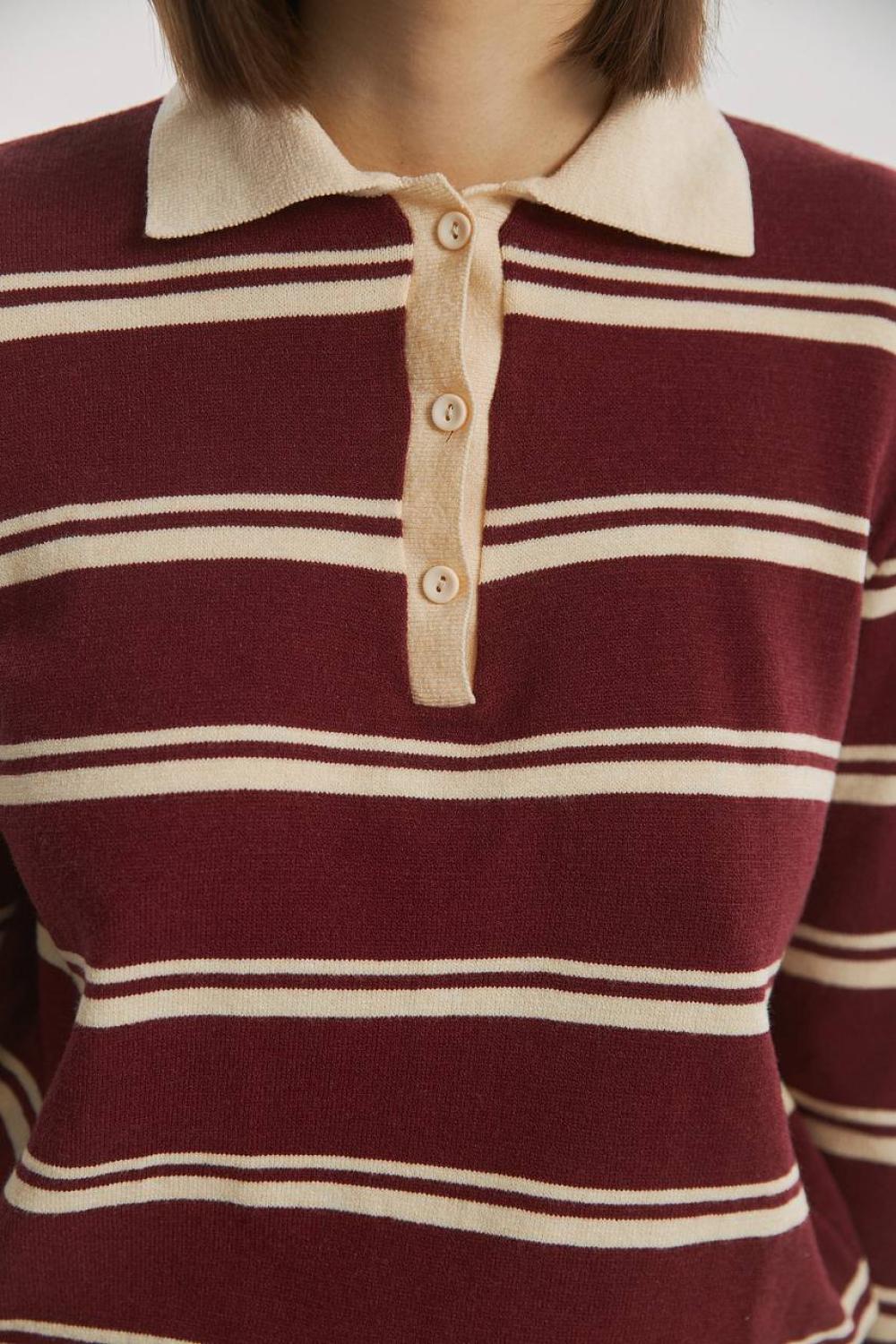 Bordo striped jumper
