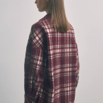 Stylish checkered shirt with patch pocket on the chest