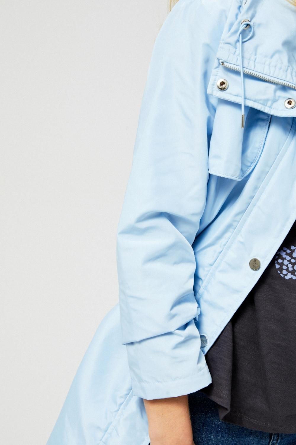 Parka jacket Zhinocha Vesnyana blue L-KU-2803 MOODO