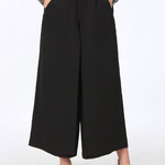 Wide-leg skirt trousers