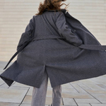 Women's double-breasted coat