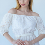 Сукня з прошви біла Hardy