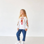 Vyshyvanka for a girl Kvitkova MEREZHKA