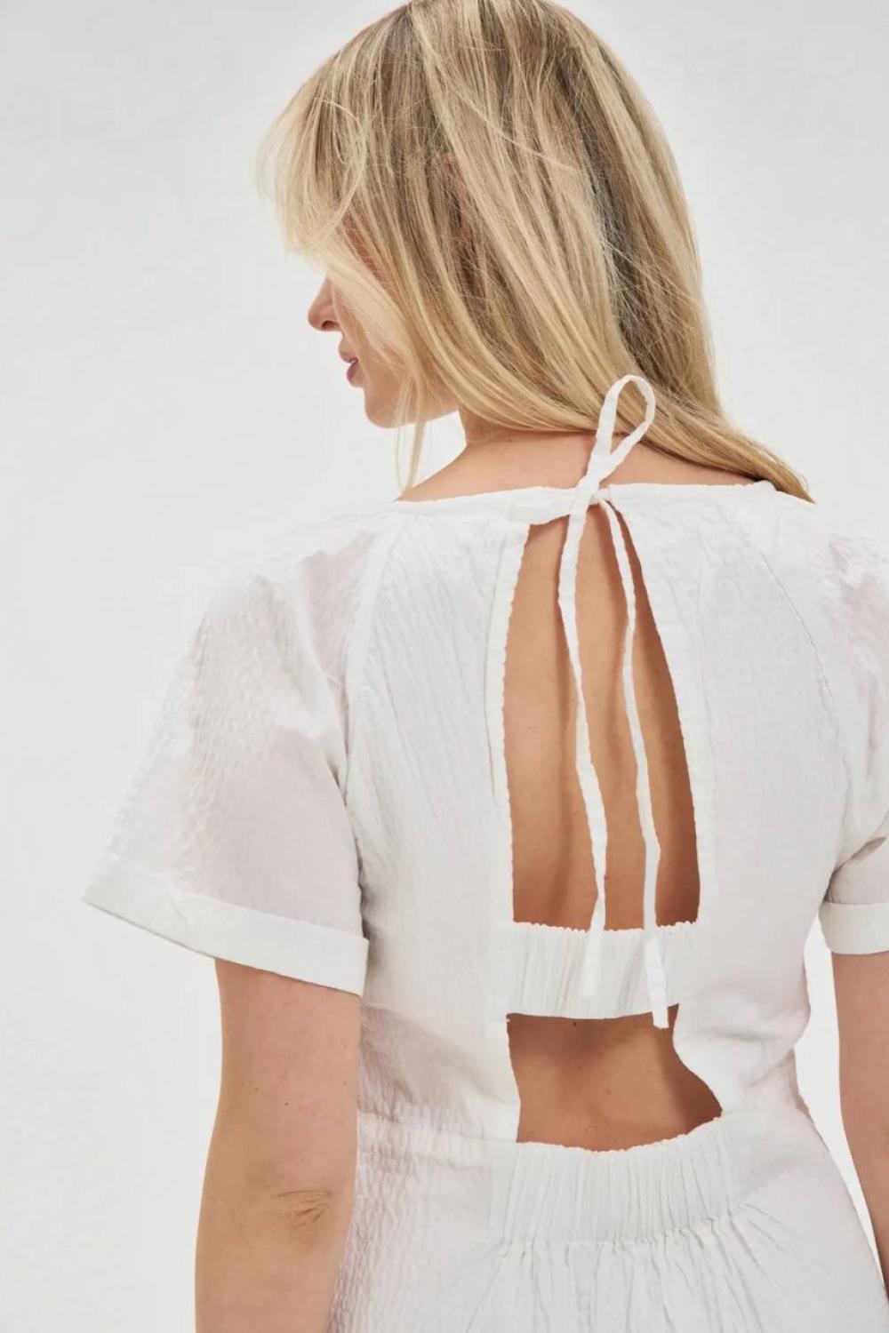 White summer dress