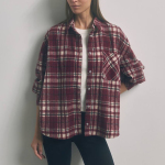 Stylish checkered shirt with patch pocket on the chest