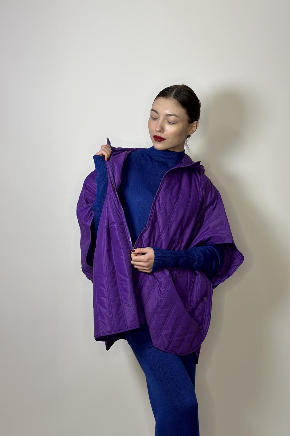 Куртка жіноча фіолетова з вкороченим рукавом Marina V FW22-804