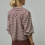 Cherry plaid shirt