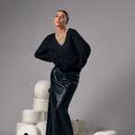 Women's voluminous jumper