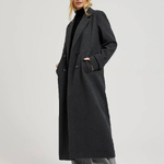 A grey coat
