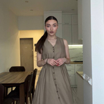 Olive-green summer dress olive_dress