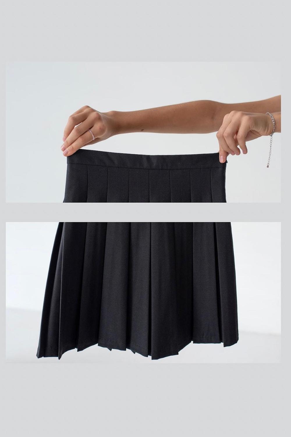 Tennis skirt black M-259