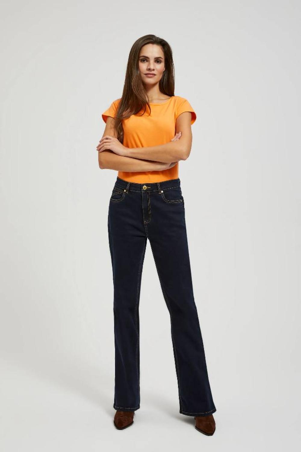 Flared jeans dark blue