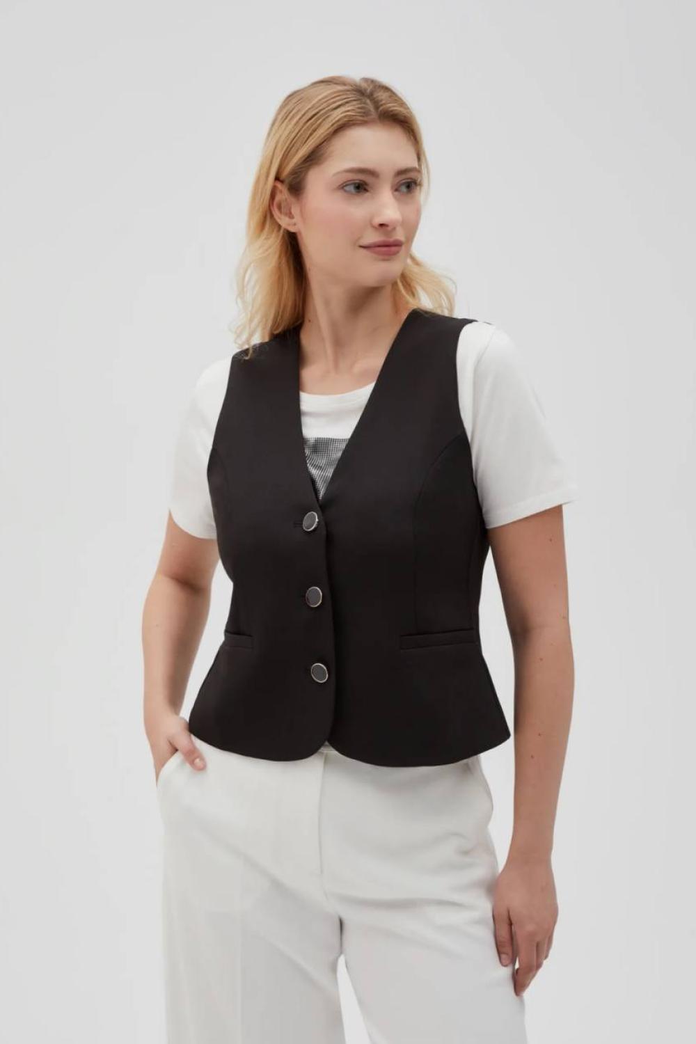 Classic black vest