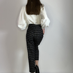 Брюки теплі в клітинку Yuka Paris