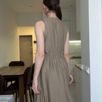 Olive-green summer dress olive_dress