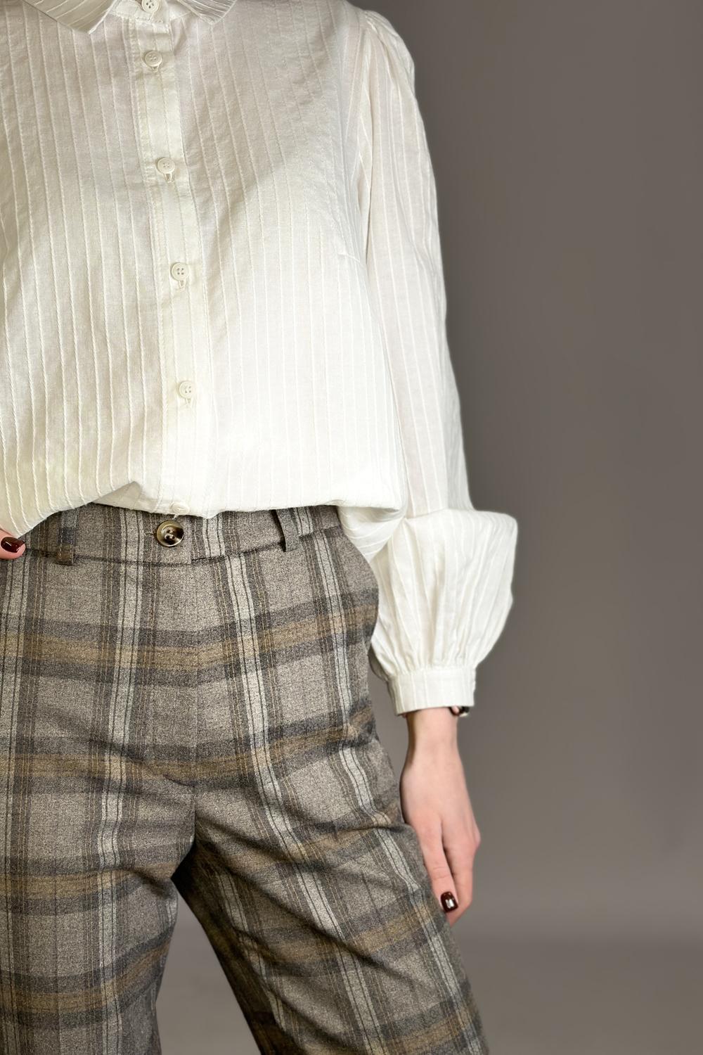 Trousers women's classic Berdichevski checked