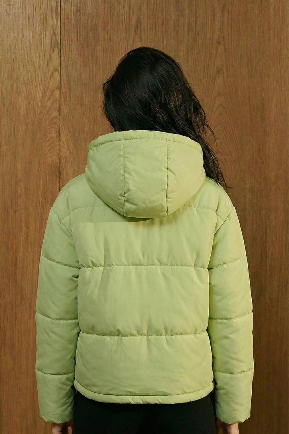 Women's green demi-season jacket 8018-lime-KR-realiz