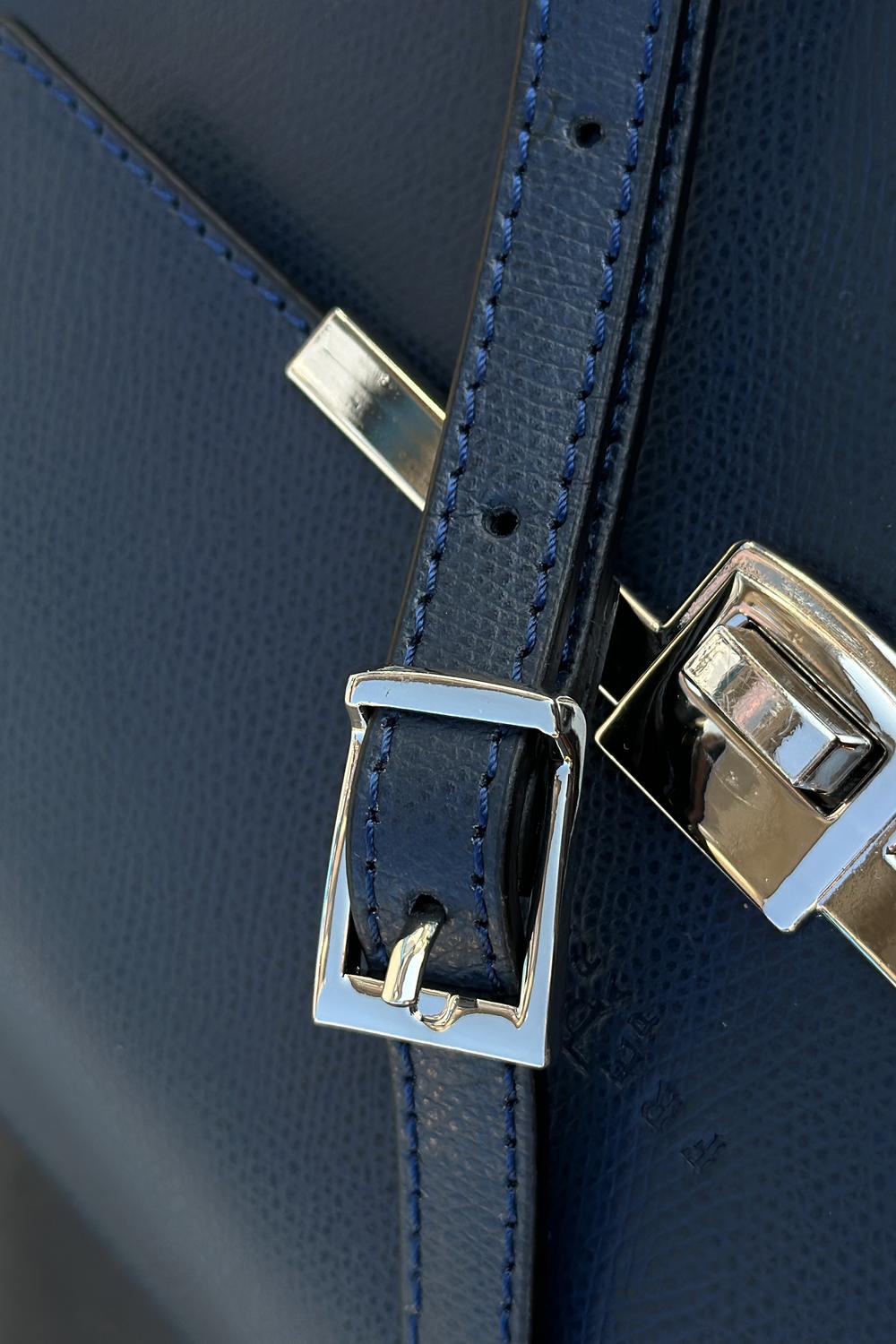 Bag leather blue premium quality France FREDERIC