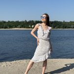 Sundress chiffon in peas SS19-122