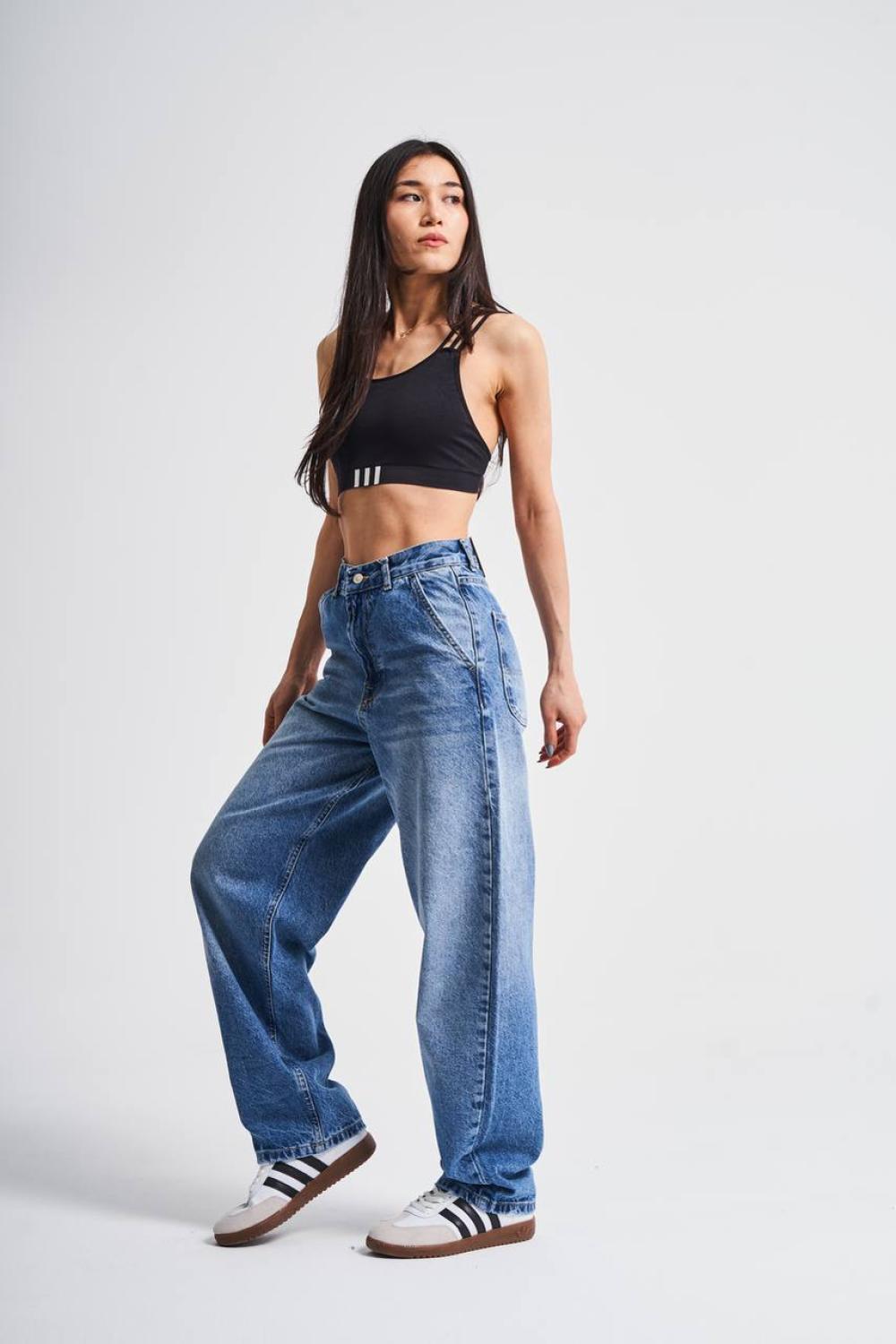 Blue denim Skater