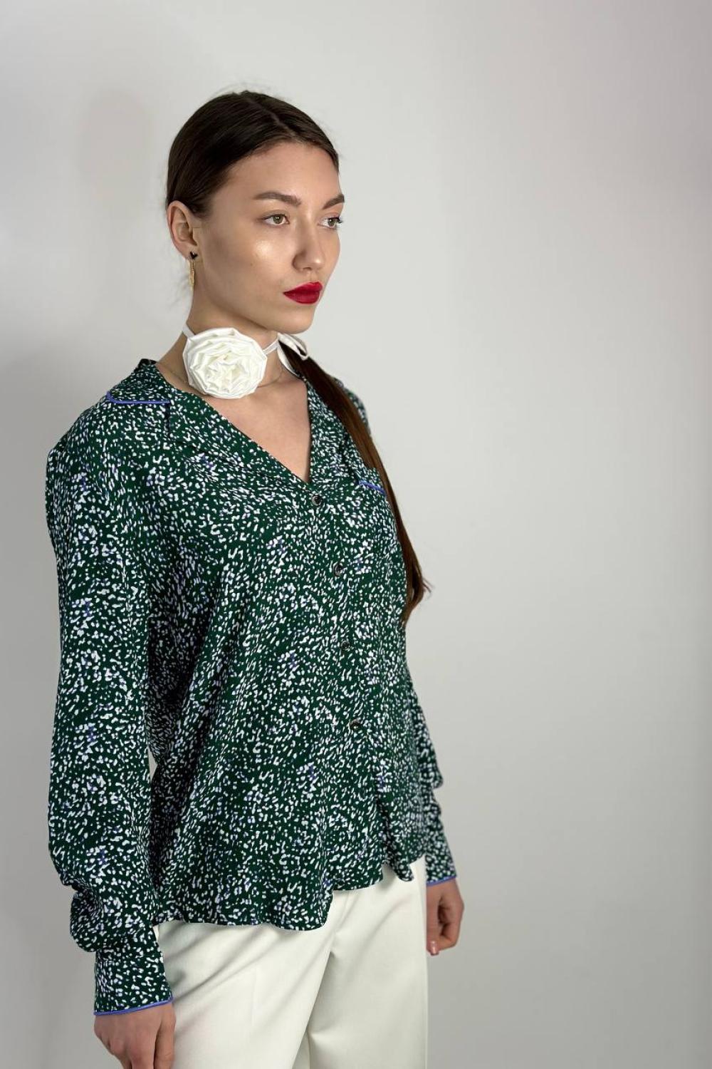 Блуза жіноча принтована французької торгової марки YUKA PARIS.