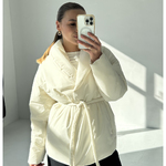 Milky jacket OW025-milk