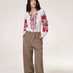 Vyshyvanka women's white Spring dreams
