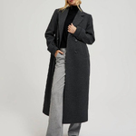 A grey coat