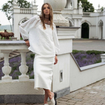 Women's Vyshyvanka Serpanok white from Svarga