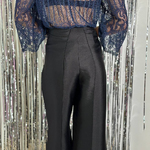 Black culottes made from premium polished fabric. Denmark