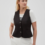 Classic black vest