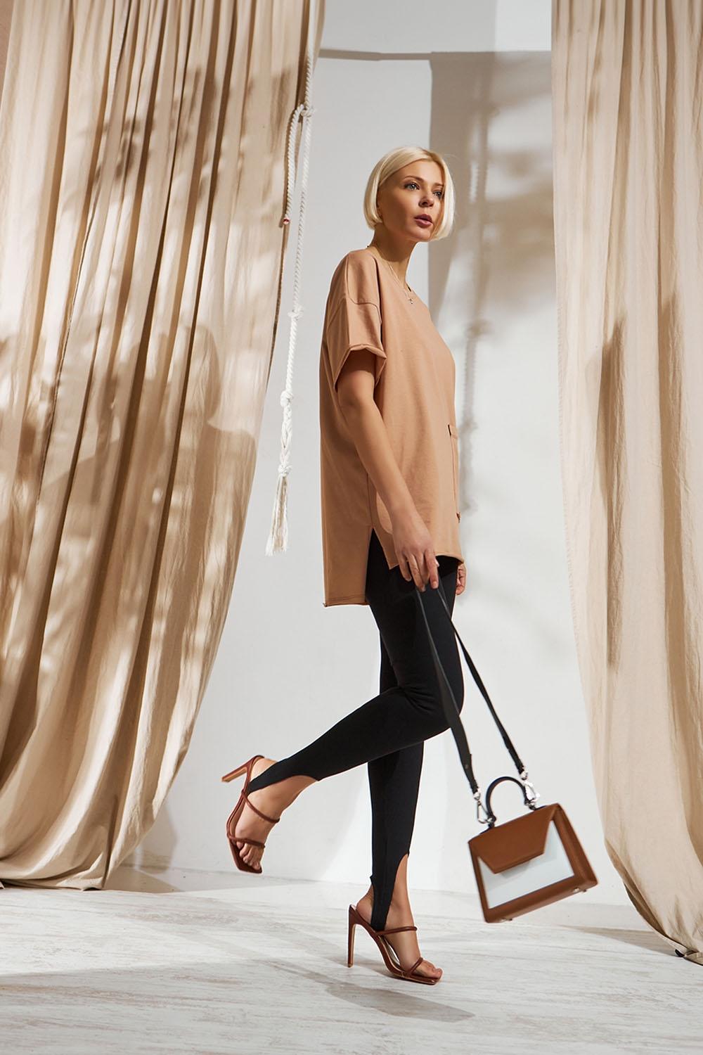 Bellise 1798 striped leggings