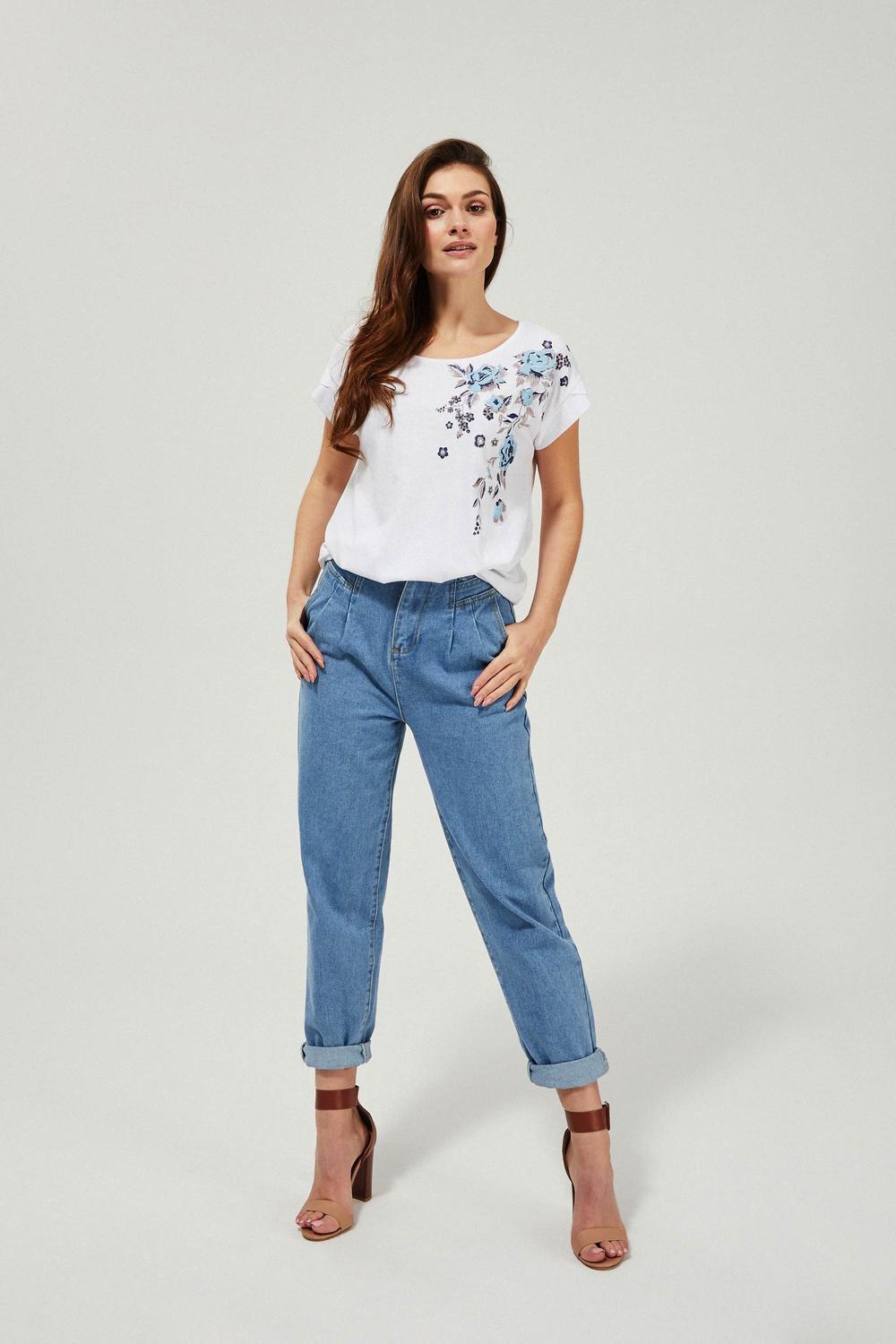 Jeans slouchy blue Moodo L-JE-3415