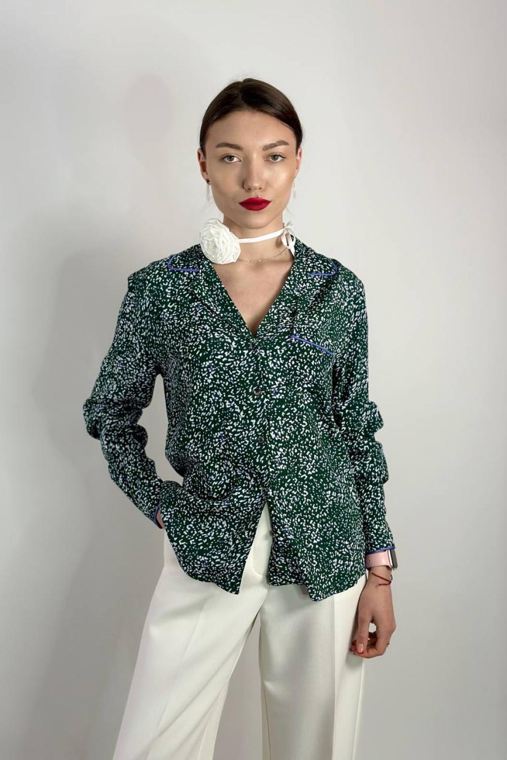 Блуза жіноча принтована французької торгової марки YUKA PARIS.