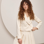 Beige T-shirt oversized