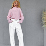 Pink wool sweater